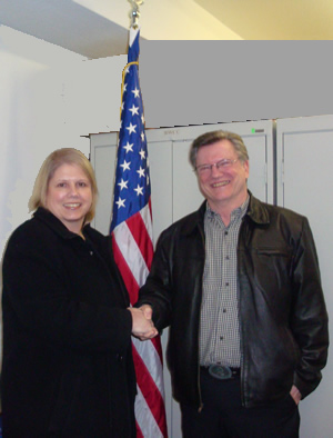 Dick Pilling and Lyn Lawson-Wheeler